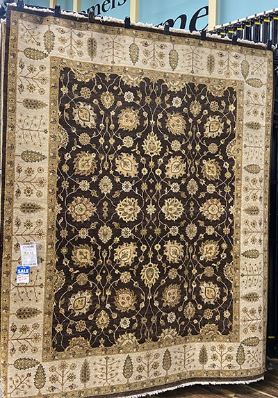 Chobi 8×10 Brown Ivory Allfloor Boteh