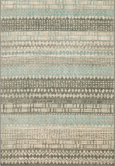 Euphoria 6’6×9’6 Eddlestone Ash Grey Karastan Area Rug