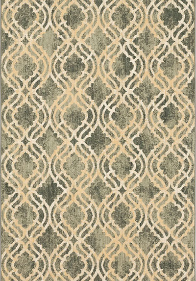 Euphoria 6’6×9’6 Poterton Ash Grey Karastan Area Rug