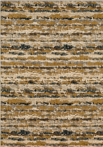 Expressions 5’3×7’10 Amagamate Gold Karastan Area Rug