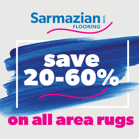 Save 20 - 60% on all area rugs.