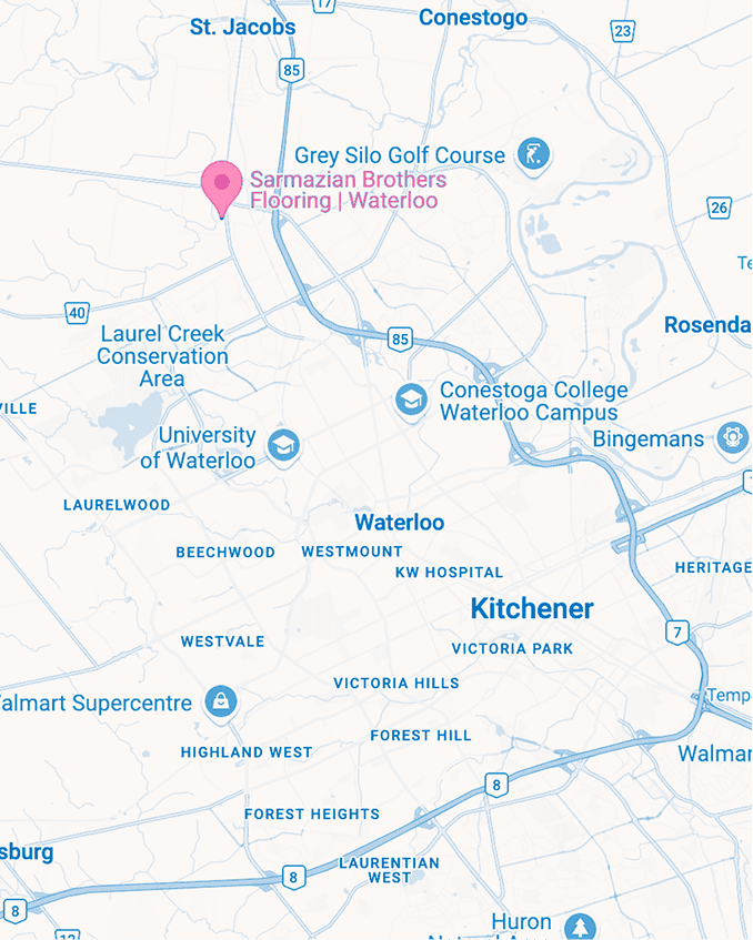 Waterloo location map
