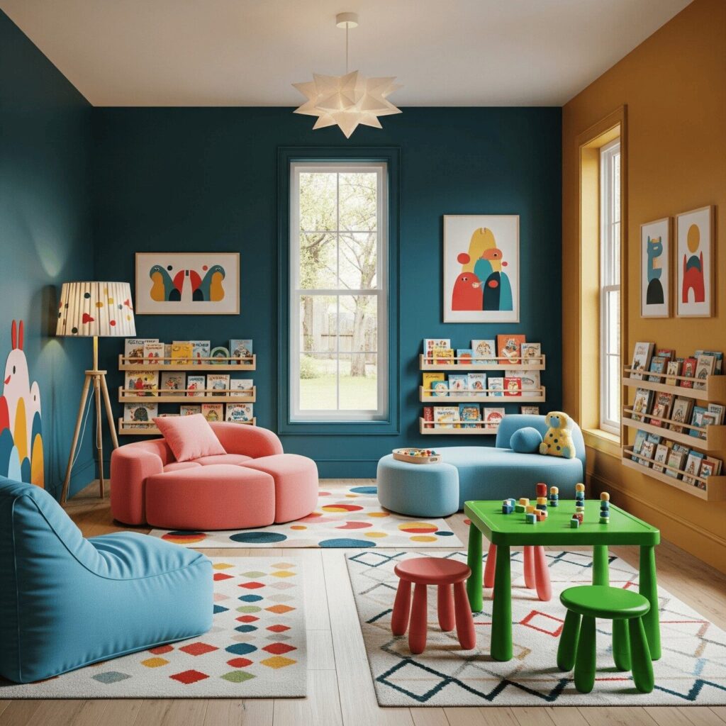 Modern eggshell paint