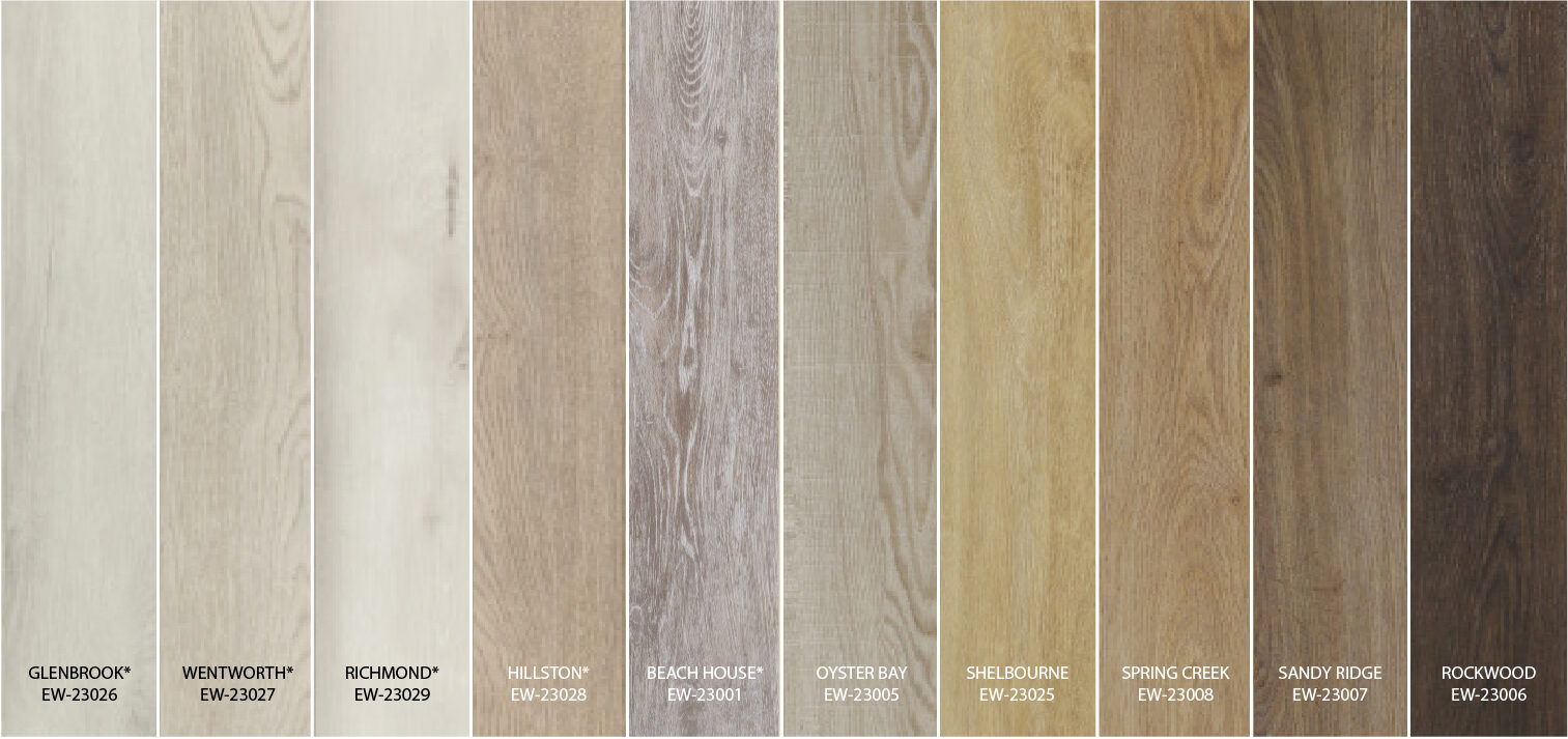 EverWood Premier Collection Toryls samples