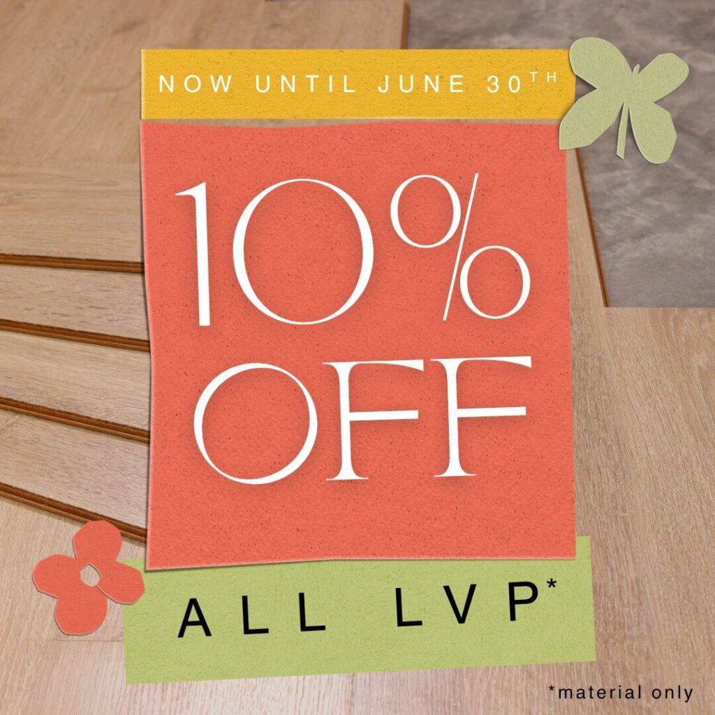 A promotional graphic featuring a collage-style design on a light wood-grain background.